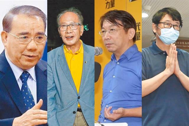 5名“立委”集体贪渎案7月6日宣判，依左至右为廖国栋、陈超明、徐永明、赵正宇（图片来源：中时新闻网）