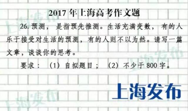 上海高考作文题：小时候喜欢发问、长大后看重结论，你怎么思考？