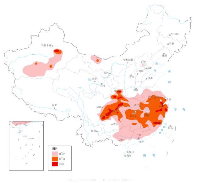 中央气象台：过去24小时陕西旬阳以43.2℃高居全国气温榜首