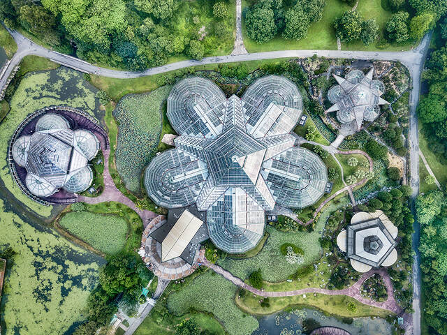 华南国家植物园展览温室群（2018年8月2日摄）。卢文/视觉中国图