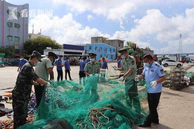 视频｜电枪、地笼网......违规网具通通销毁！