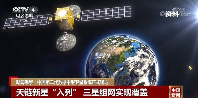 天链新星“入列” 三星组网实现全球覆盖