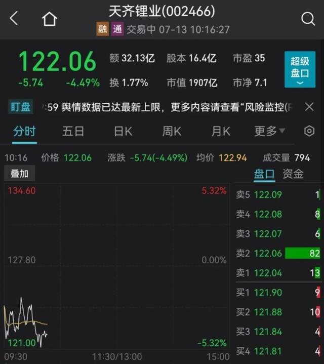 突发！500亿巨头跌停