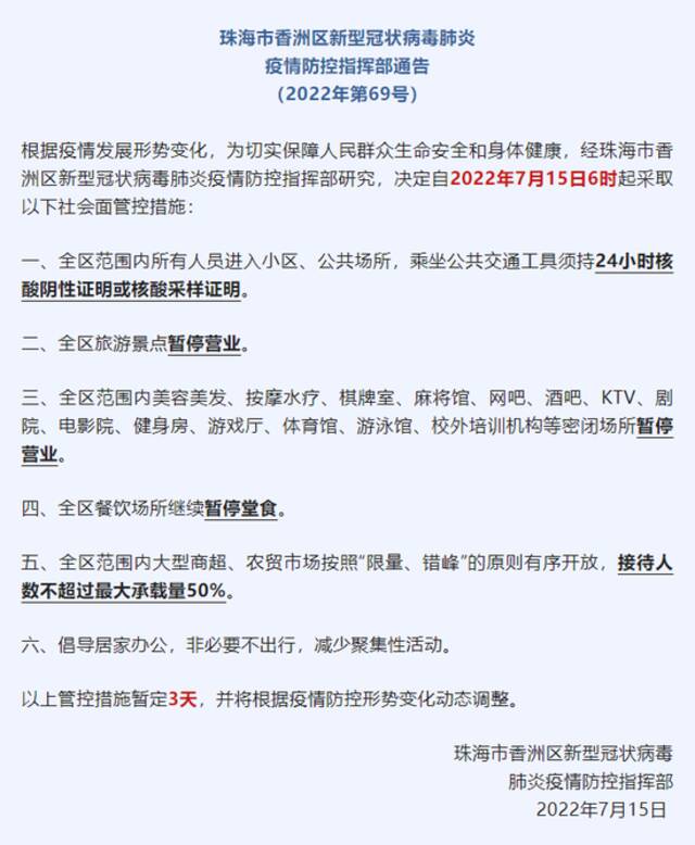 暂停！管控！此地发布进入公共场所须持24小时核酸证明