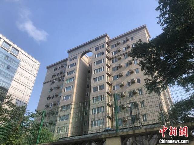 北京市西城区金融街片区一处学区房。中新网左宇坤摄