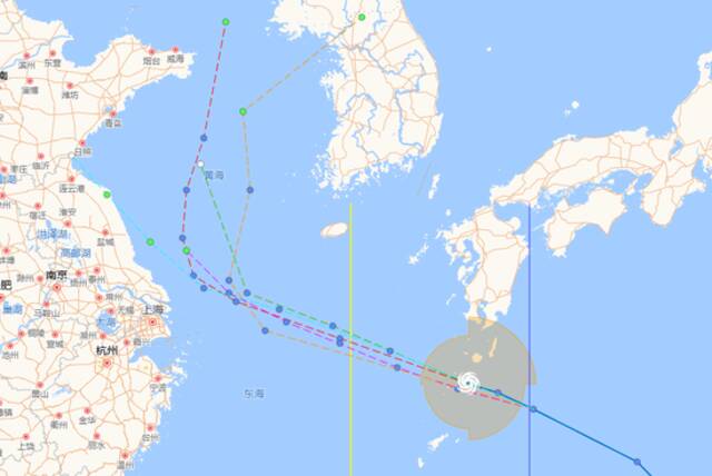 截至29日20时，台风“桑达”路径图