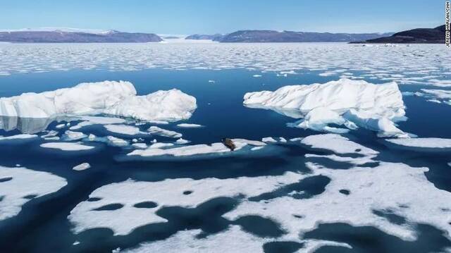 格陵兰岛西北海岸图源：CNN