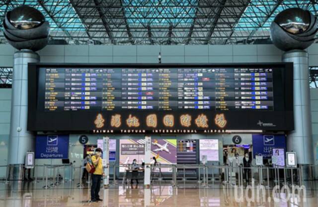 桃园机场4日取消51个航班。（图片来源：台湾“联合新闻网”）