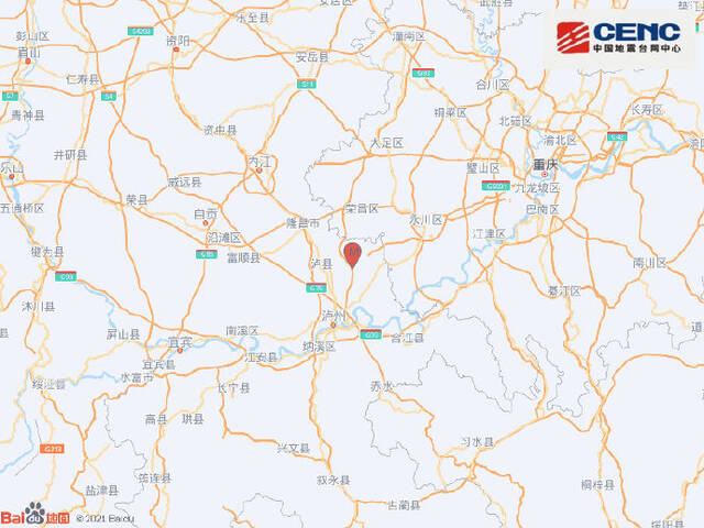 四川泸州市泸县发生3.1级地震，震源深度10千米