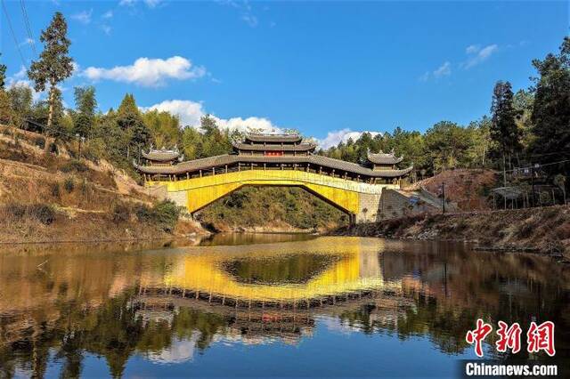 寿宁县犀溪镇武溪村的武川桥。龚健摄