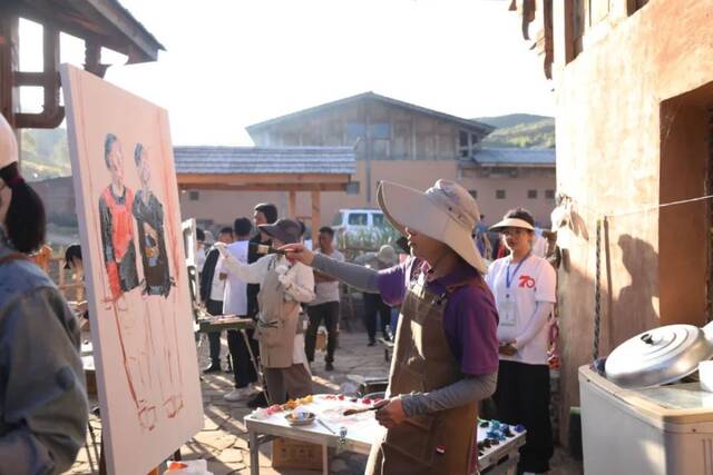 中央广播电视总台、中央美院、荣宝斋联合行动丨写生大凉山①