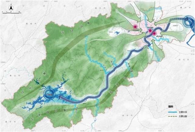 杭州市域风貌骨架图