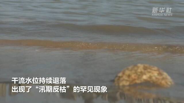 新华全媒+｜现场直击：长江武汉段水位创历史同期新低