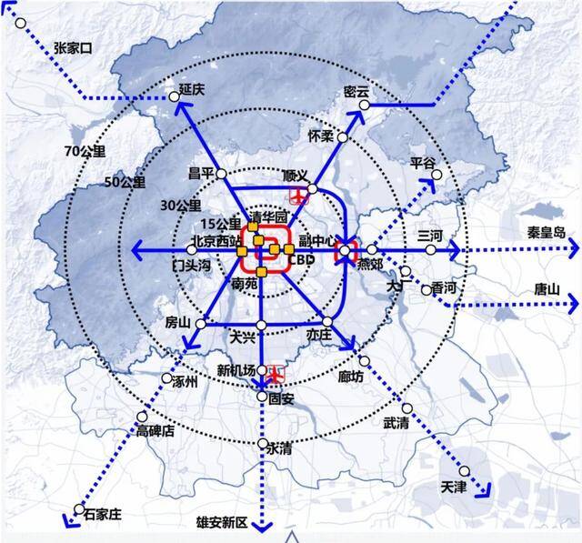 北京市轨道交通线网规划获批，副中心至中心城打造半小时轨道圈