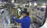 中国空间站  航天员完成科学实验机柜解锁安装 问天实验舱气闸舱首次亮相