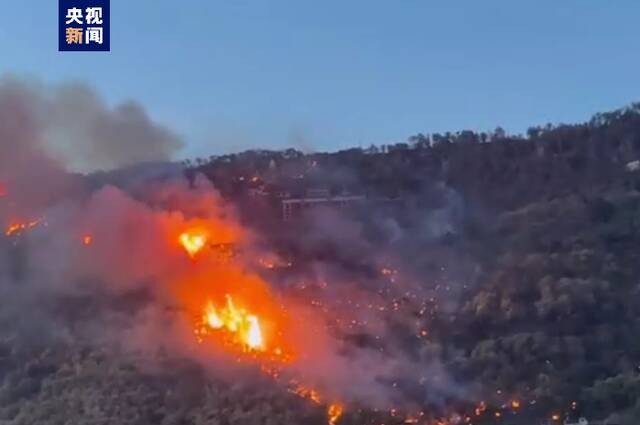 重庆涪陵区江北街道所辖山林山火复燃