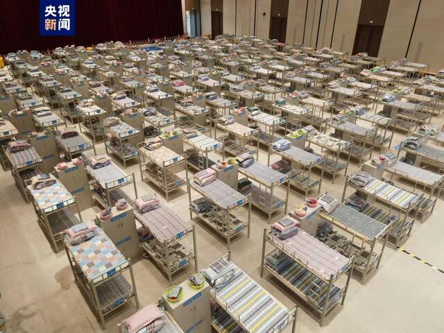 海南海口江东新区方舱医院建成 提供1500张床位
