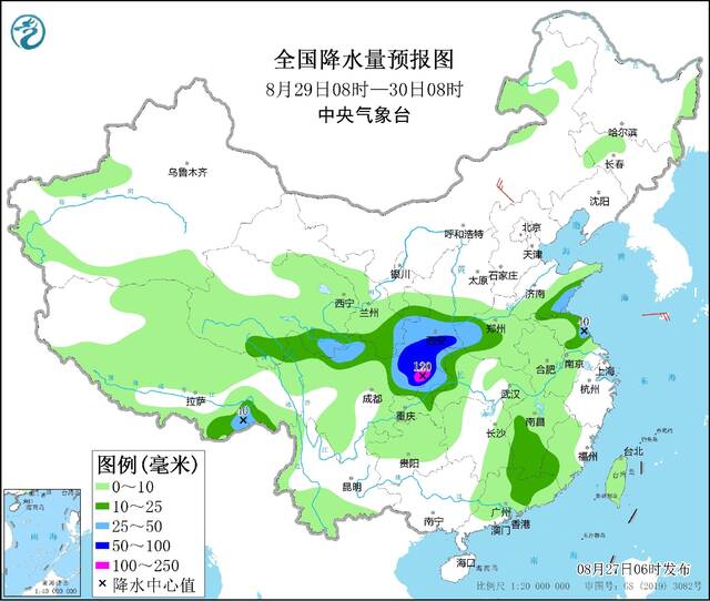 中央气象台：甘肃陕西山西四川等地将有较强降雨 高温预警降为黄色