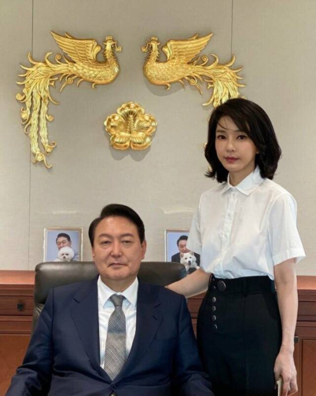韩国总统尹锡悦及其夫人金建希资料图图自韩媒