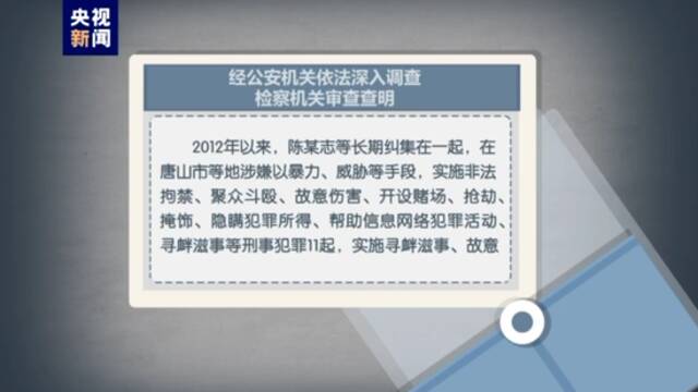 央视还原唐山某烧烤店打人案侦办经过 警方讯问陈某志现场视频首次公开