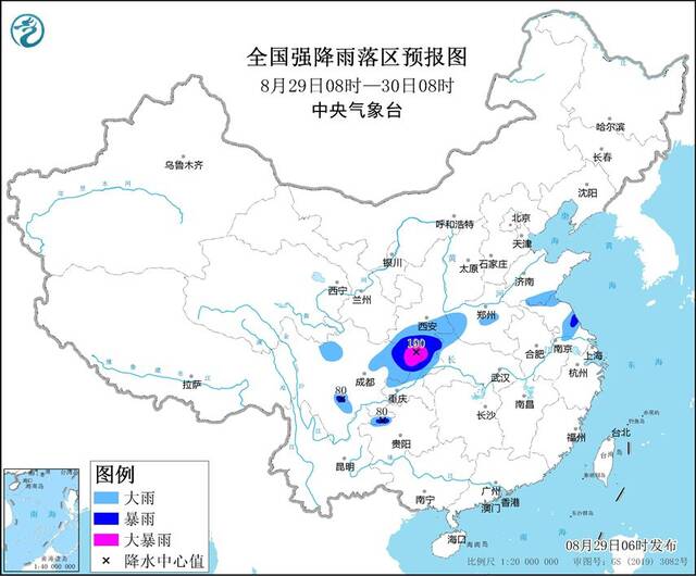 四川盆地陕西等地仍有较强降雨 江南华南等地仍有高温