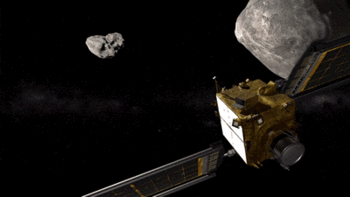DART确认小行星Dimorphos的轨道