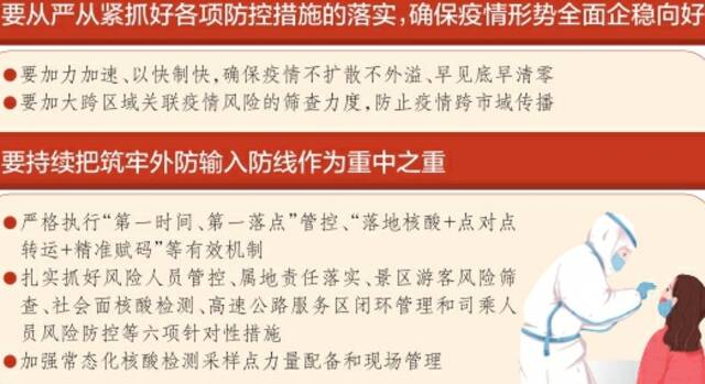 加力加速 持续作战 坚决彻底扑灭输入性疫情燃点