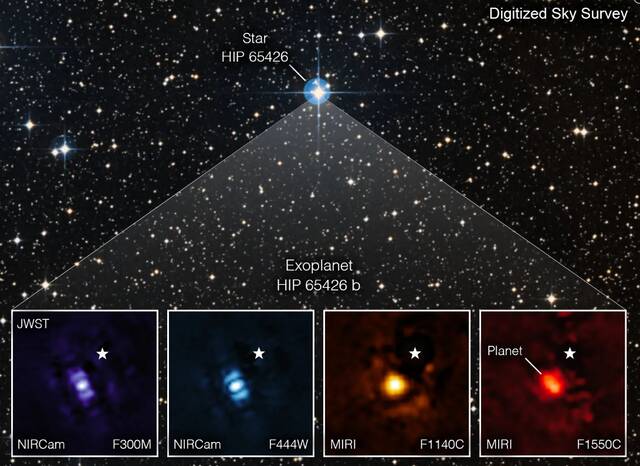 HIP 65426 b：詹姆斯·韦伯太空望远镜首次拍摄到系外行星的直接图像
