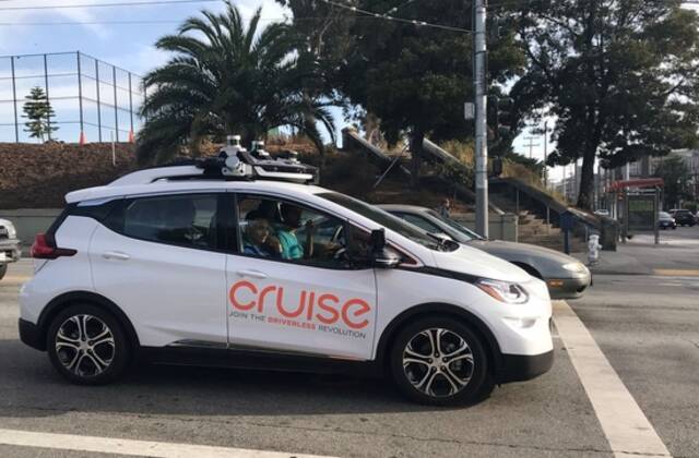 通用旗下Cruise召回部分自动驾驶汽车：将进行软件升级