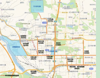 ▲图3 2022年石景山区中秋节假期易拥堵路段预测