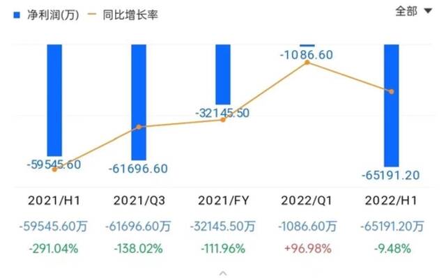 理想汽车近几季度亏损情况