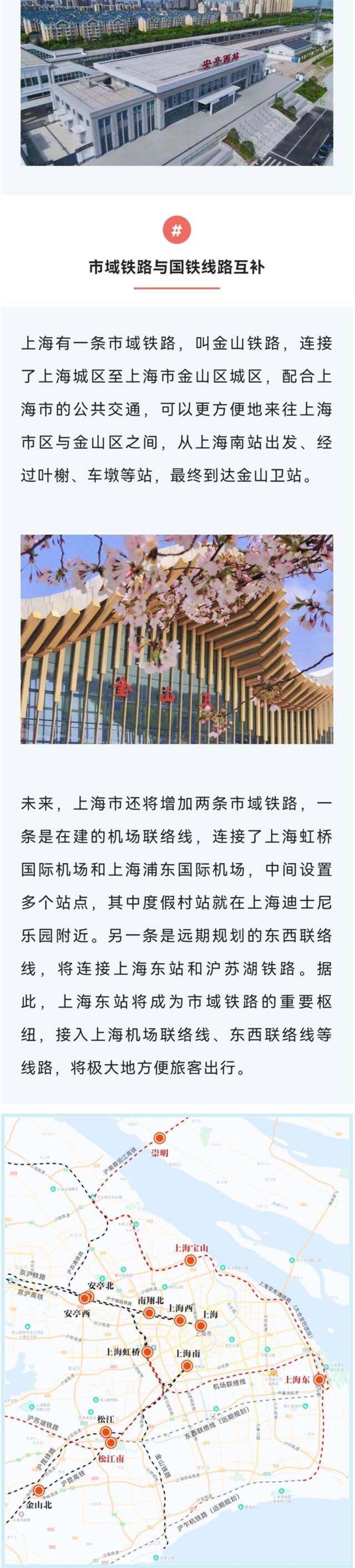 上海四座新建火车站，其中一座在崇明