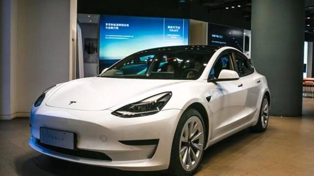 特斯拉Model 3。人民视觉资料图