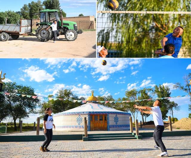 这里的牧民爱排球——内蒙古西部小镇“排球热”的背后