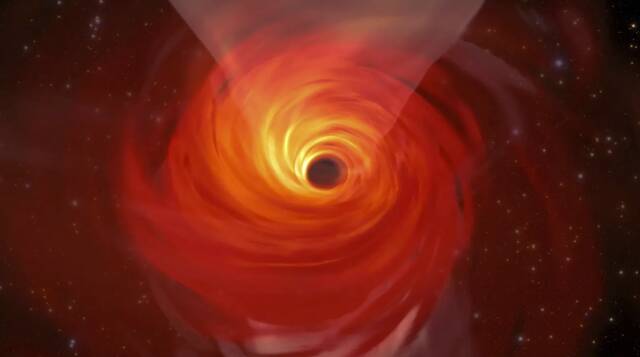 银河系中心超大质量黑洞人马座A周围探测到热气泡