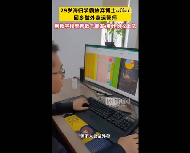 90后学霸放弃帝国理工博士offer，在国内做外卖运营，用数学建模帮数千商家增收上亿