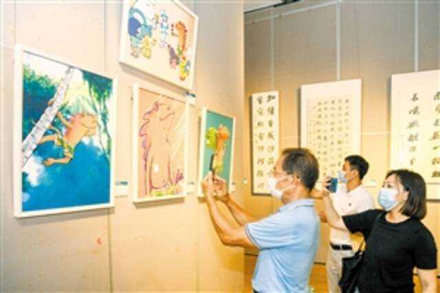 海南省抗疫主题作品展开展