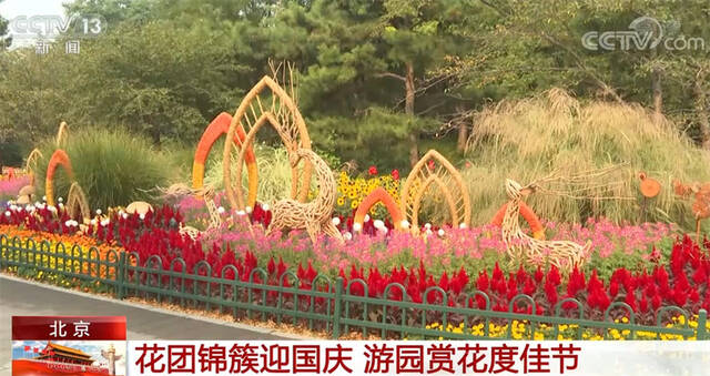 花团锦簇红旗招展 各地喜迎国庆