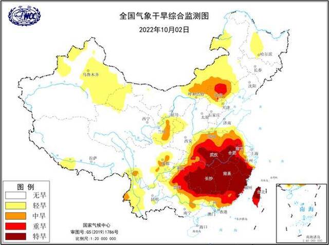 气象干旱橙色预警：12省区市存在中度至重度气象干旱