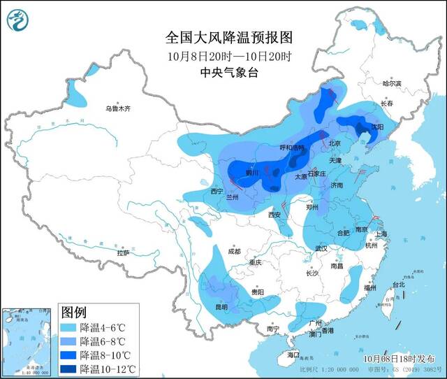 冷！全国秋裤预警地图来了