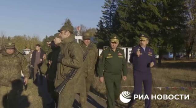 视频公布！俄国防部：俄防长视察动员士兵训练进展情况