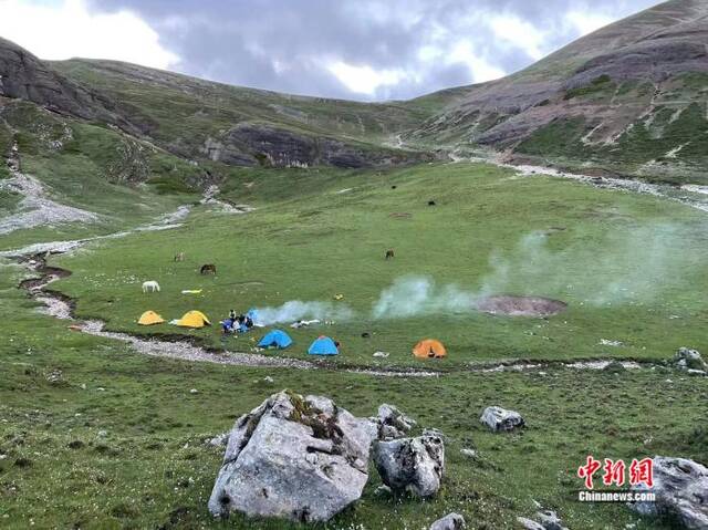 露营景区受访者供图