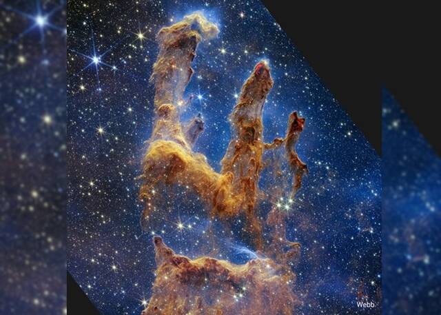 詹姆斯.韦布太空望远镜拍摄“创生之柱”或有助揭开恒星诞生过程的神秘面纱