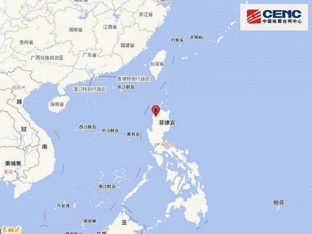 菲律宾发生6.5级地震，震源深度10千米