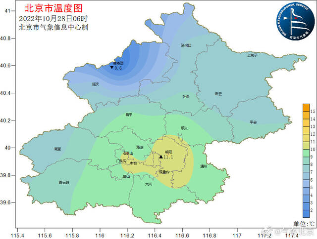 北京今日早晨到上午北部有小雨 最高气温14℃ 体感阴冷