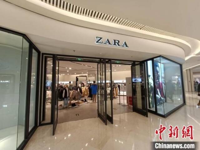 北京某商场内的Zara。左雨晴摄