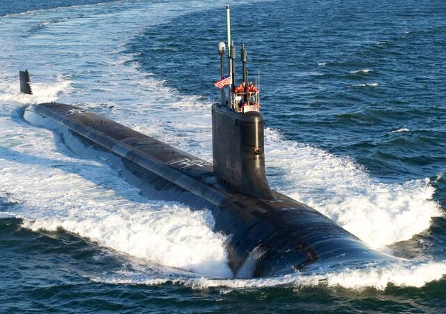 美国弗吉尼亚级攻击核潜艇图源：seaforce-online