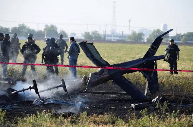 墨西哥发生直升机坠机事故致5死，包括一州安全部门负责人