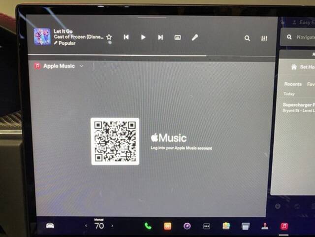 苹果Apple Music现身Model S，有望登陆特斯拉车机系统