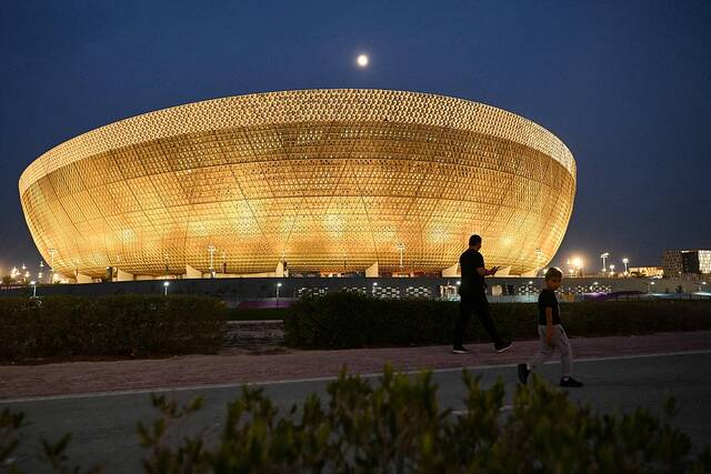 世界杯主场馆卢赛尔体育场图源：视觉中国